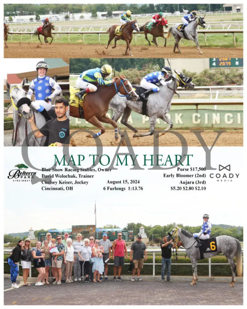 Map To My Heart - 081524 Race 02 Btp Belterra Park