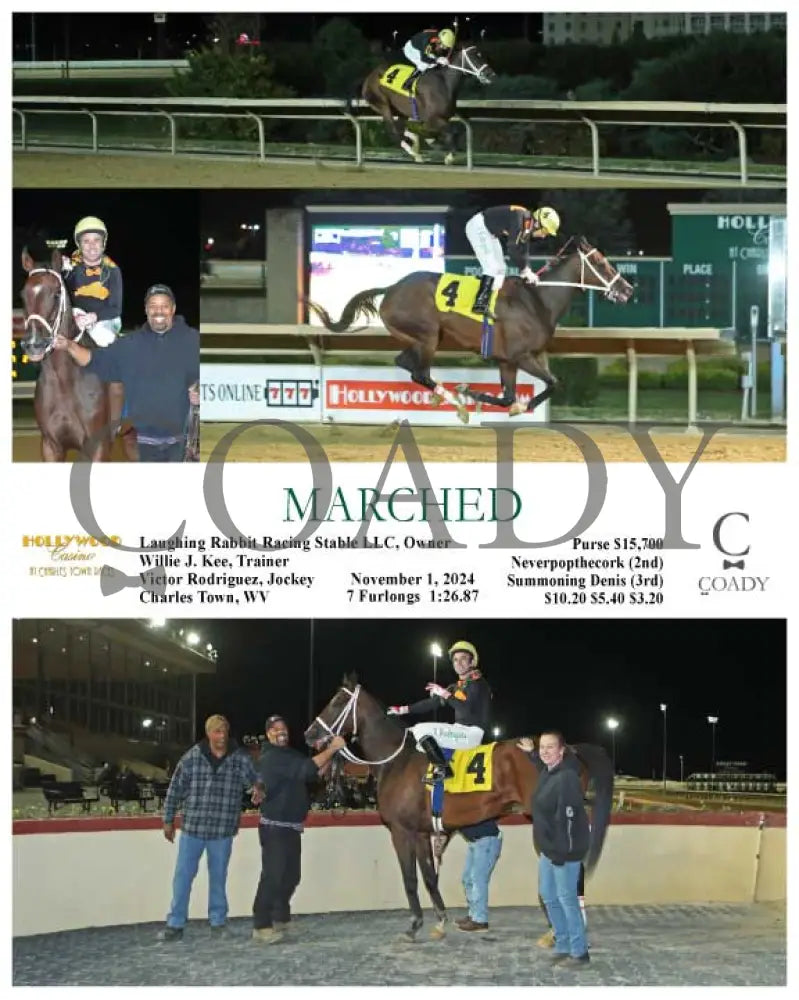 Marched - 11-01-24 R03 Ct Hollywood Casino At Charles Town Races