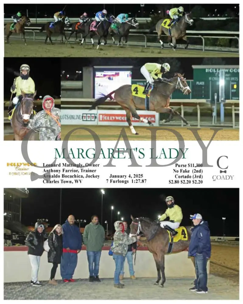 Margaret’s Lady - 01-04-25 R08 Ct Hollywood Casino At Charles Town Races