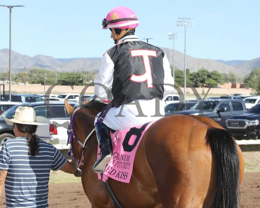 Marked Kiss - Rio Grande Senorita Thoroughbred Futurity 08-18-24 R09 The Downs At Albuquerque Silks