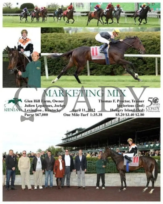 Marketing Mix - 041112 Race 07 Keeneland