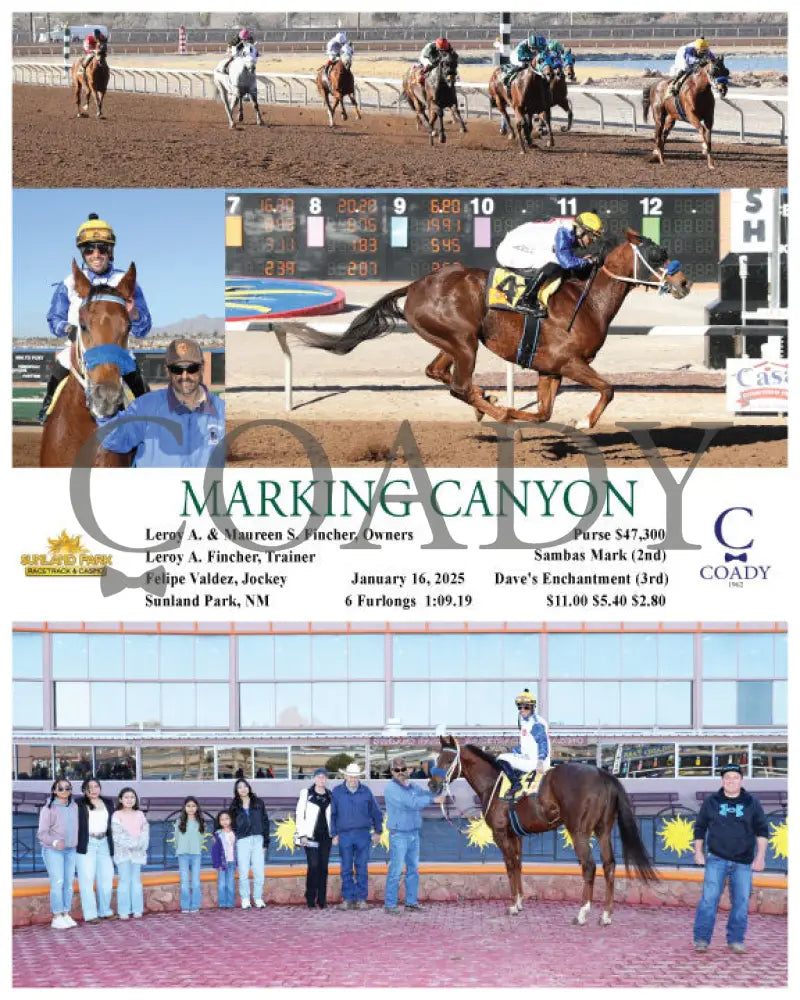 Marking Canyon - 01-16-25 R07 Sun Turfway Park