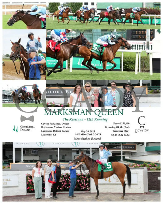MARKSMAN QUEEN - The Keertana - 12th Running - 05-24-25 - R09 - CD Churchill Downs