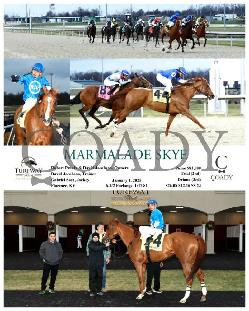 Marmalade Skye - 01-01-25 R08 Tp Turfway Park