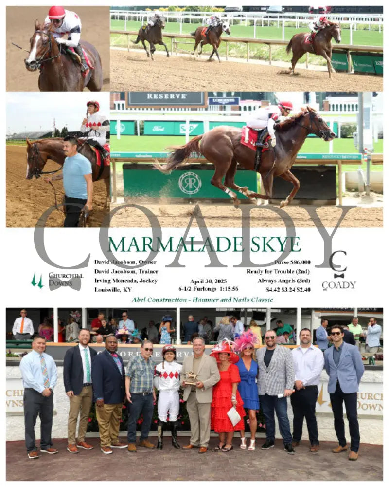 MARMALADE SKYE - 04-30-25 - R01 - CD - Group Churchill Downs