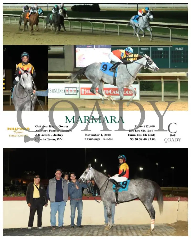 MARMARA - 11-01-25 - R08 - CT Hollywood Casino at Charles Town Races