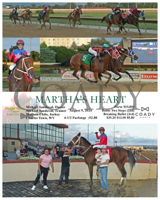 Martha’s Heart - 08-09-24 R02 Ct Hollywood Casino At Charles Town Races
