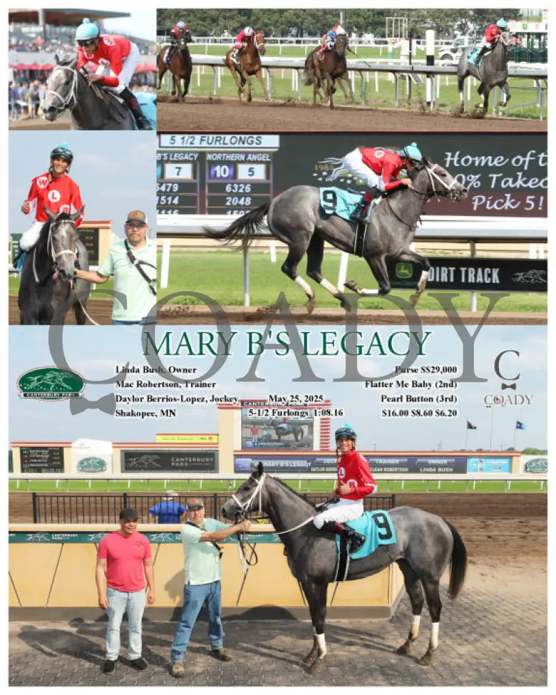 MARY B’S LEGACY - 05-25-25 - R07 - CBY Canterbury Park