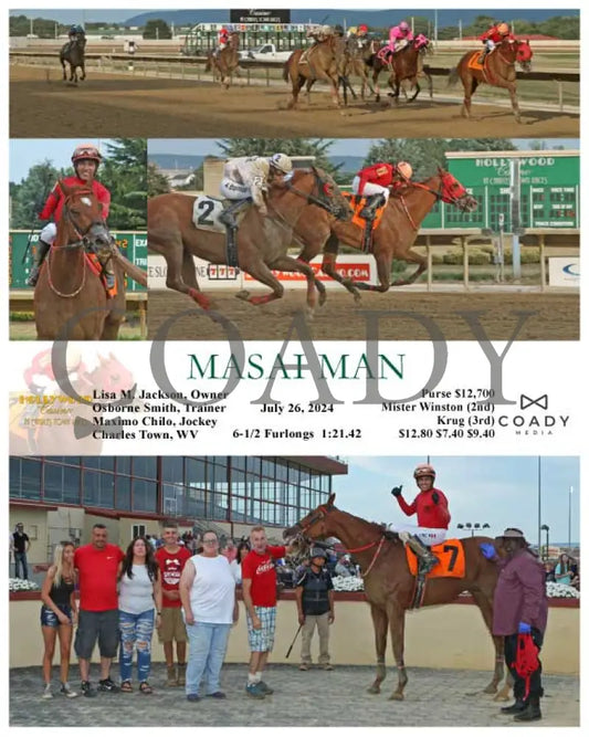 Masai Man - 07-26-24 R01 Ct Hollywood Casino At Charles Town Races