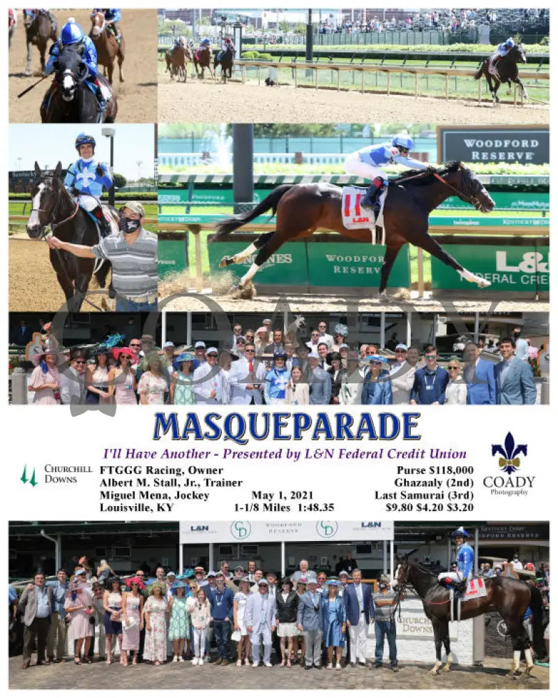 Masqueparade - I’ll Have Another Presented By L&N Federal Credit Union 05-01-21 R05 Cd Churchill