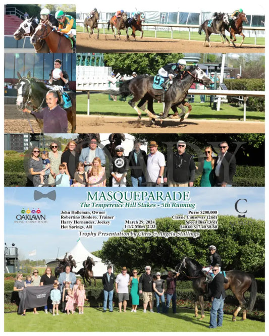 Masqueparade - The Temperence Hill Stakes 5Th Running 03 - 29 - 24 R09 Op Oaklawn Park