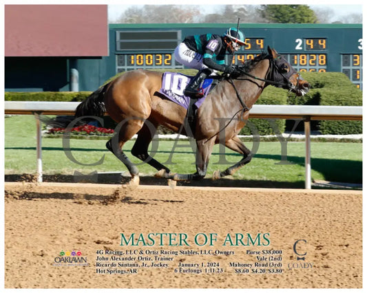 Master Of Arms - 01-01-24 R04 Op Action Oaklawn Park
