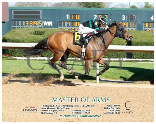 Master Of Arms - 02-23-24 R06 Op Action Oaklawn Park