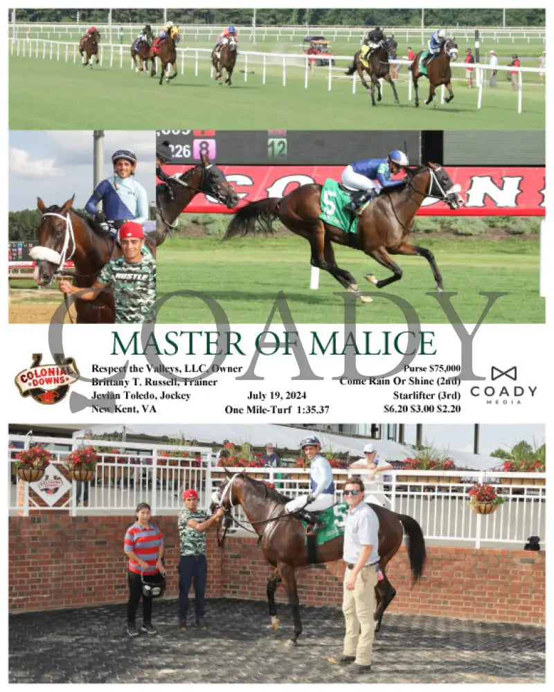 Master Of Malice - 07-19-24 R03 Cnl Colonial Downs