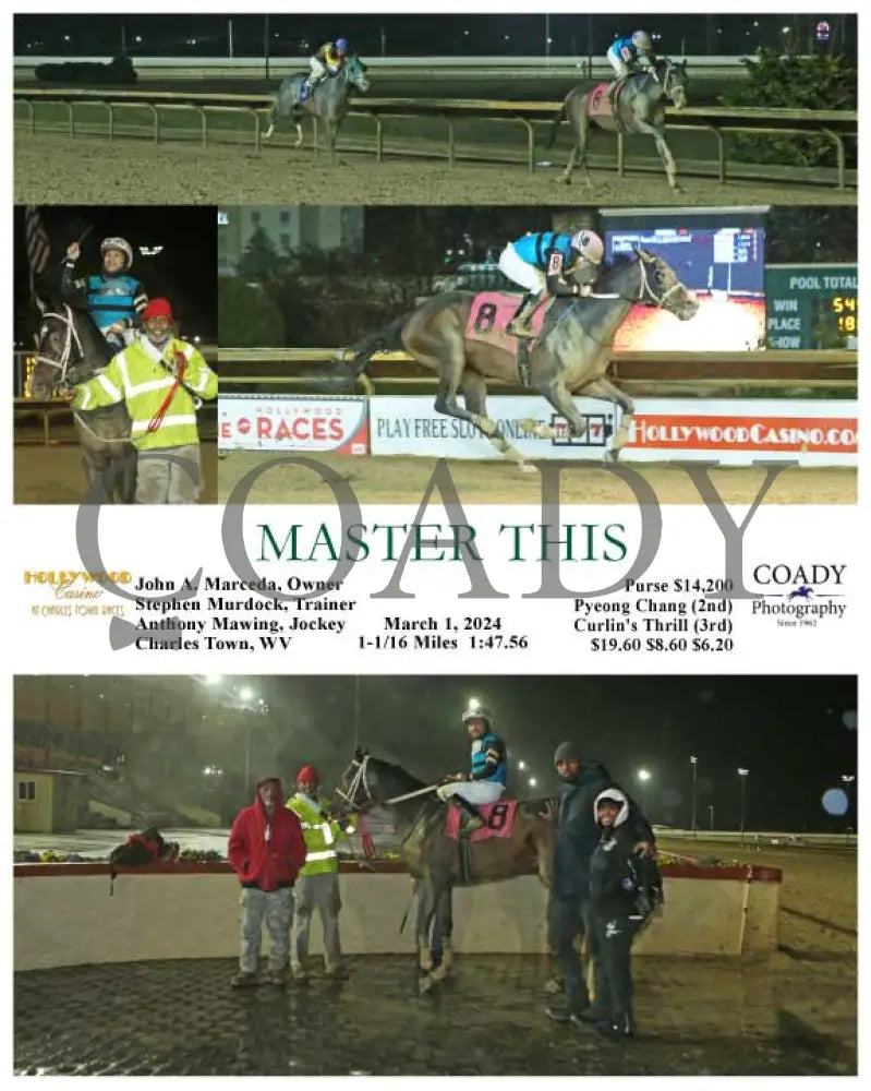 Master This - 03-01-24 R08 Ct Hollywood Casino At Charles Town Races
