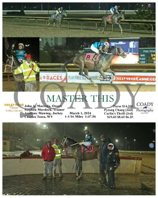 Master This - 03-01-24 R08 Ct Hollywood Casino At Charles Town Races