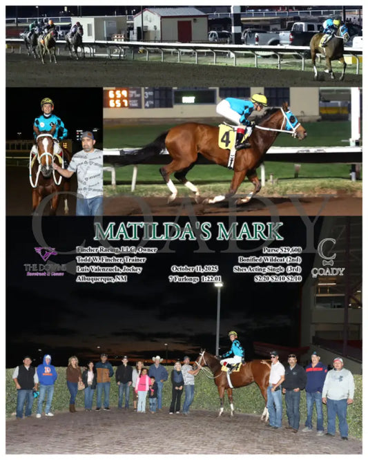MATILDA’S MARK - 10-11-25 - R03 - ALB Downs at Albuquerque