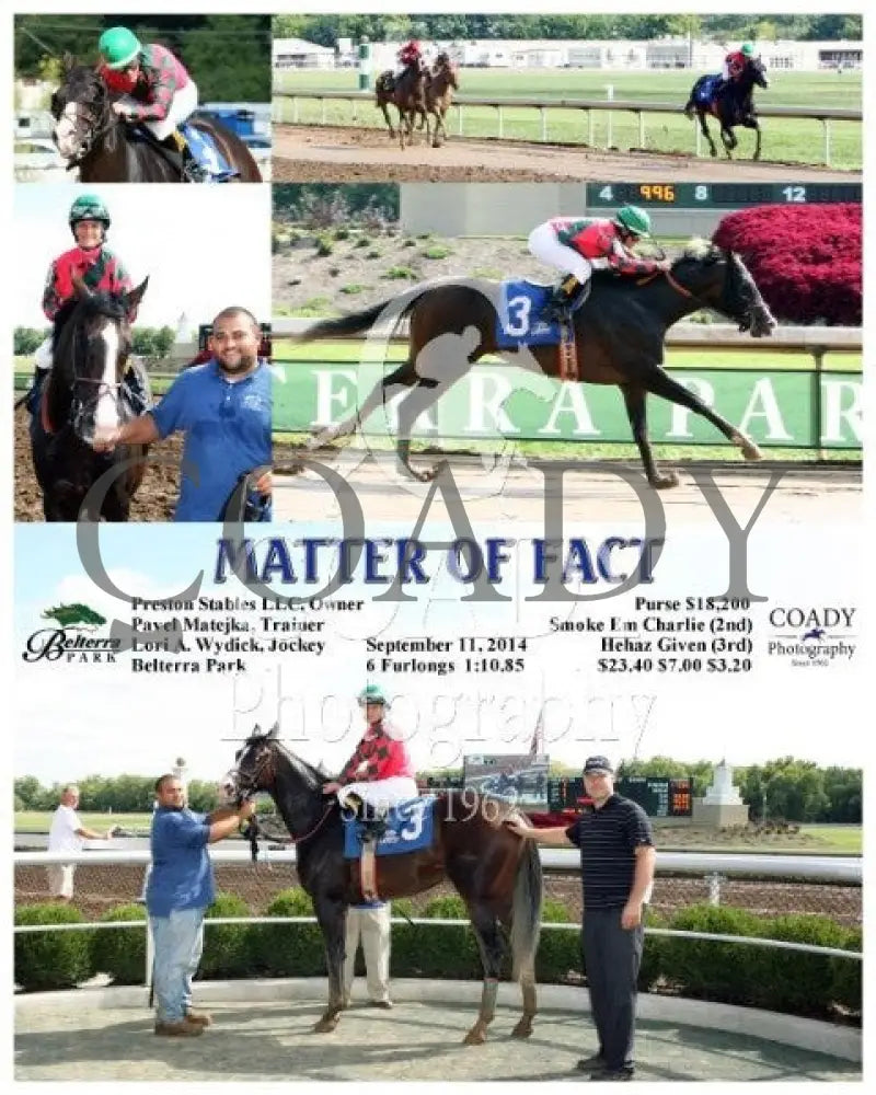 Matter Of Fact - 091114 Race 06 Btp Belterra Park
