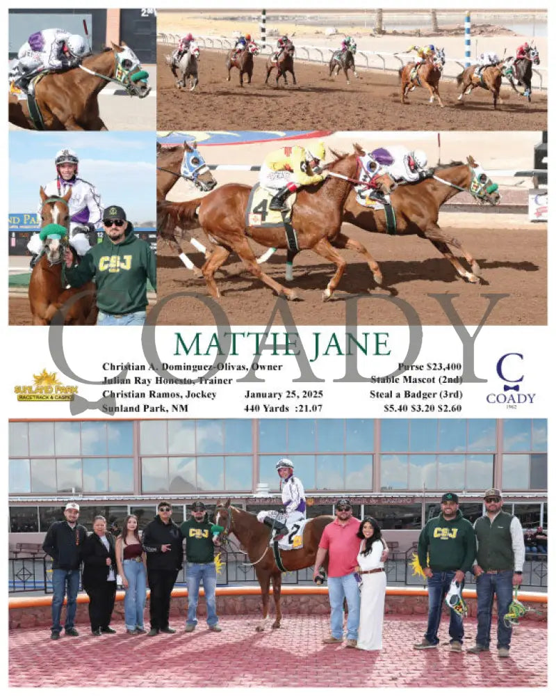 Mattie Jane - 01-25-25 R05 Sun Turfway Park