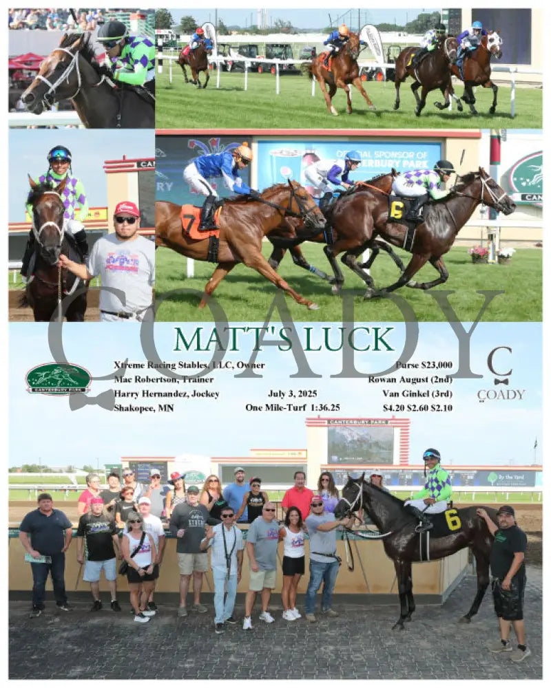 MATT’S LUCK - 07-03-25 - R04 - CBY Ruidoso Downs