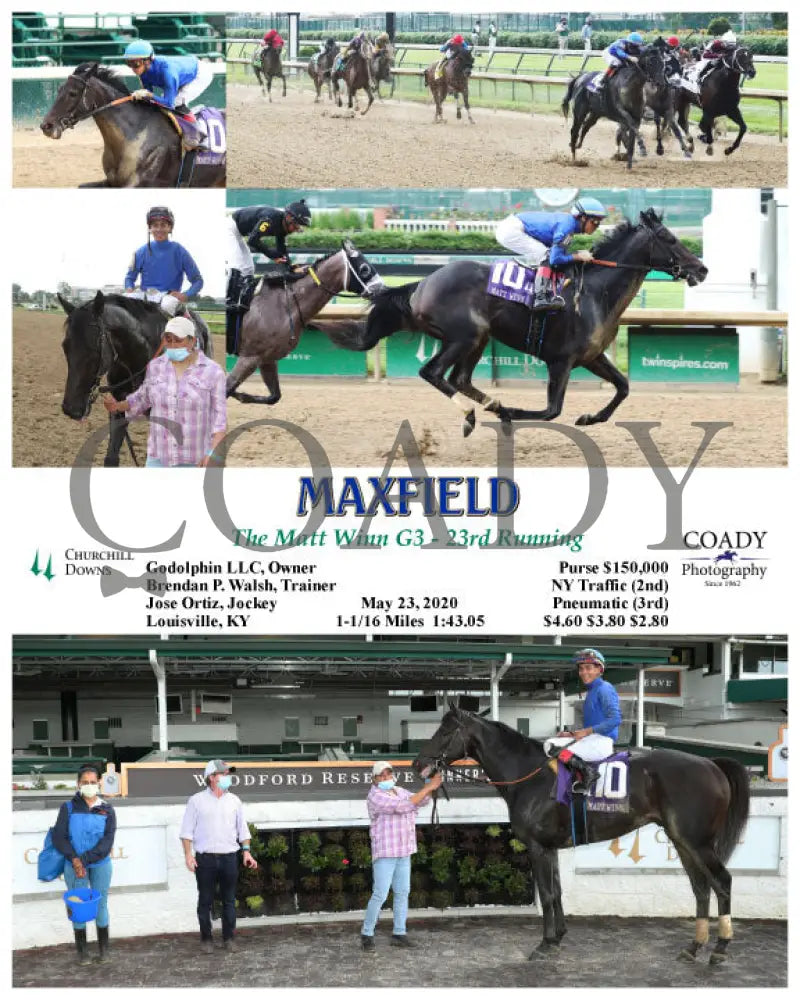 Maxfield - The Matt Winn G3 23Rd Running 05-23-20 R10 Cd Churchill Downs