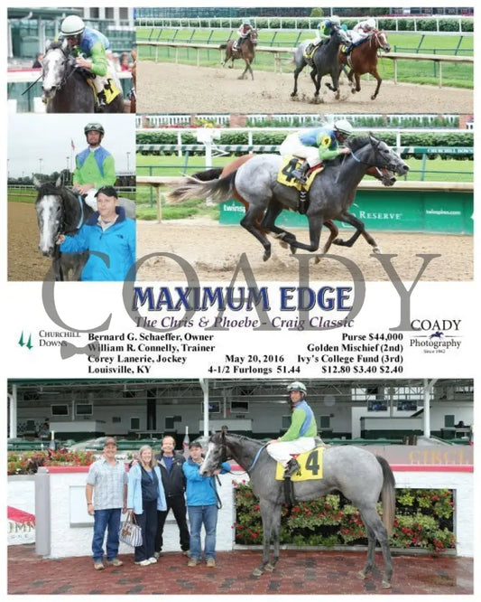 Maximum Edge - 052016 Race 01 Cd Churchill Downs