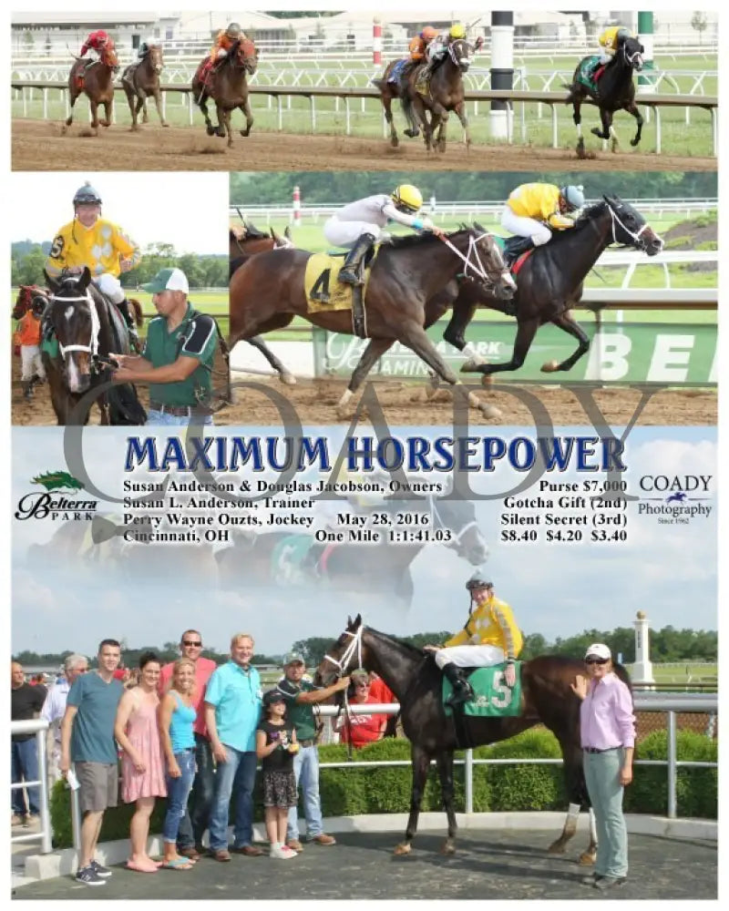 Maximum Horsepower - 052816 Race 07 Btp Belterra Park