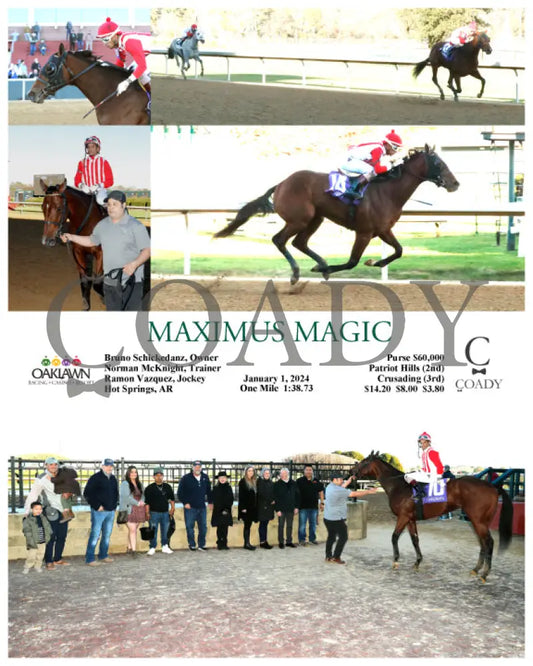 Maximus Magic - 01-01-24 R07 Op Oaklawn Park