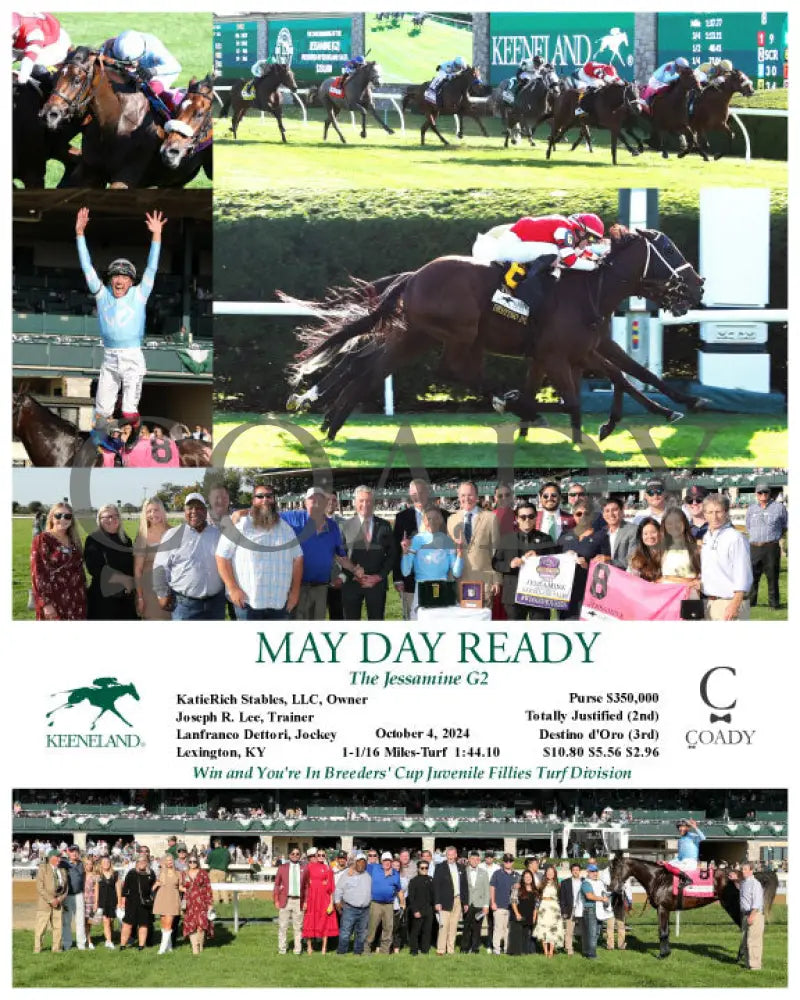 May Day Ready - The Jessamine G2 10-04-24 R08 Keeneland Race Course