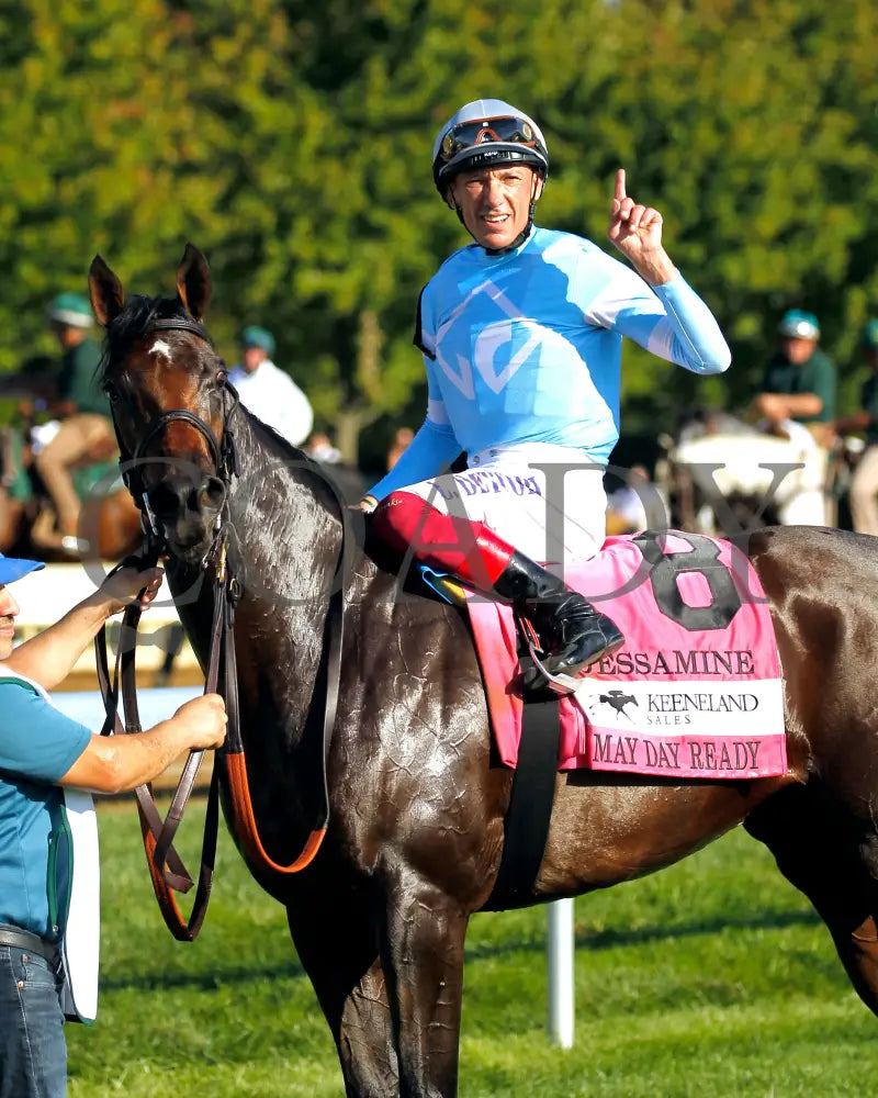 May Day Ready - The Jessamine G2 10-04-24 R08 Keeneland Race Course Lanfranco Dettori 01