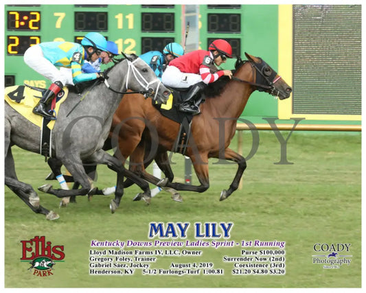 May Lily - Kentucky Downs Preview Ladies Sprint 1St Running 08-04-19 R06 Elp Action Ellis Park