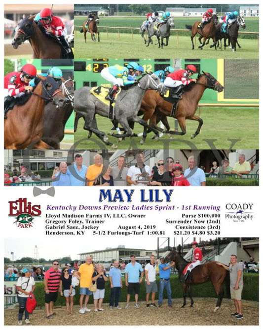 May Lily - Kentucky Downs Preview Ladies Sprint 1St Running 08-04-19 R06 Elp Ellis Park