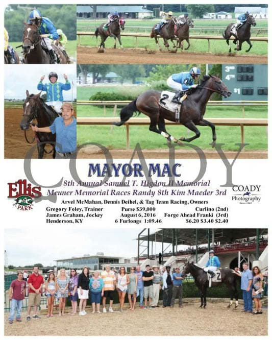 Mayor Mac - 080616 Race 04 Elp Ellis Park