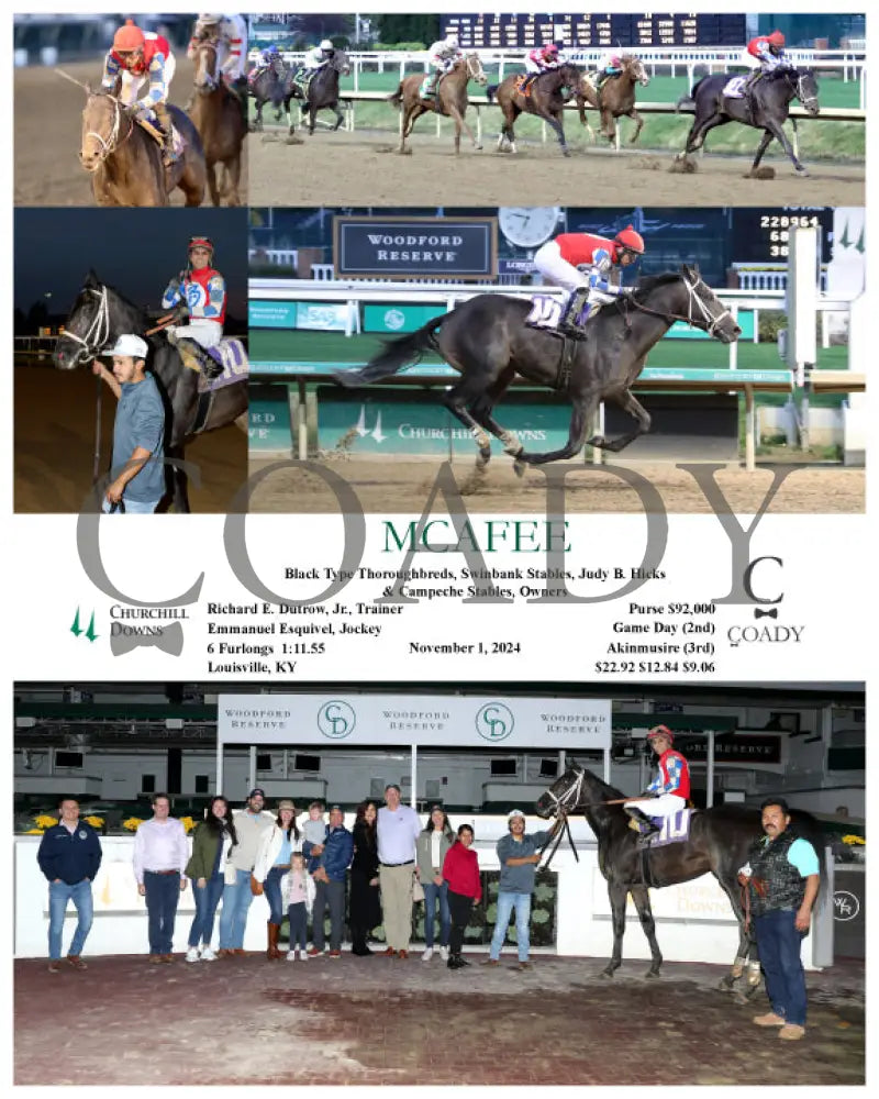 Mcafee - 11-01-24 R10 Cd Churchill Downs