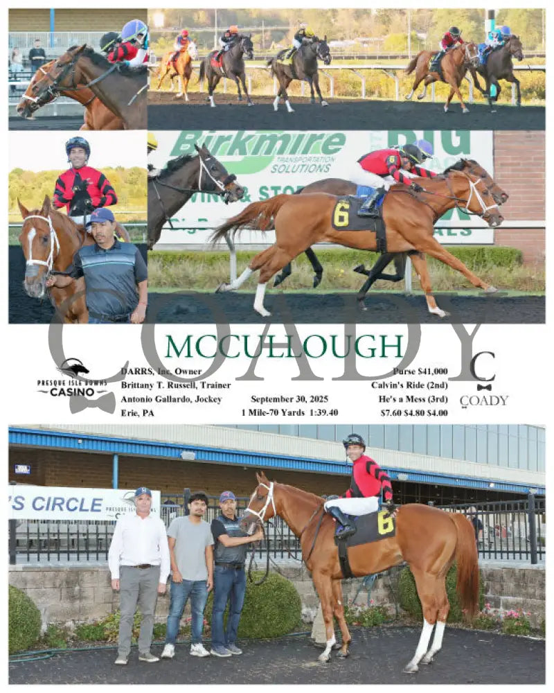MCCULLOUGH - 09-30-25 - R07 - PID Presque Isle Downs