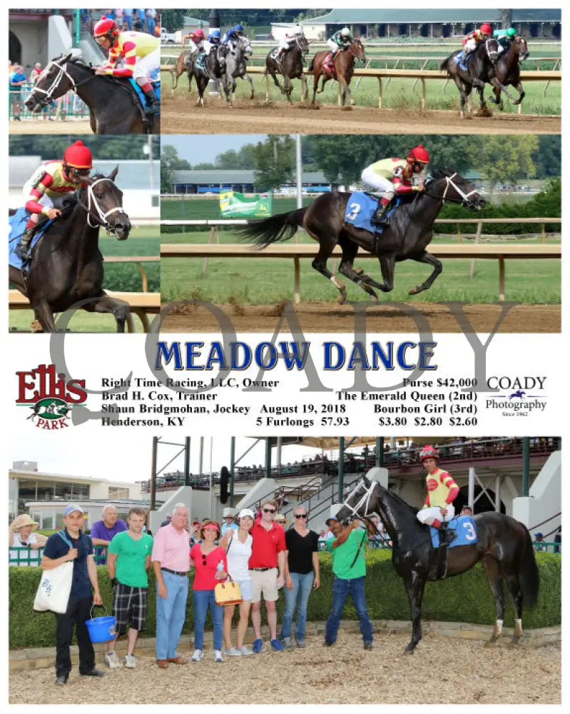 Meadow Dance - 081918 Race 07 Elp Ellis Park