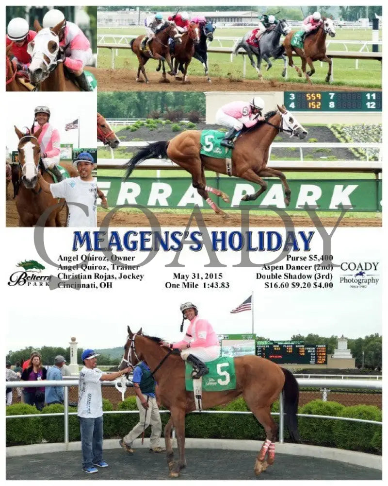 Meagens’s Holiday - 053115 Race 02 Btp Belterra Park