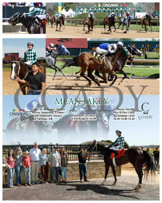 Mean Jakey - 02-25-24 R01 Op Oaklawn Park