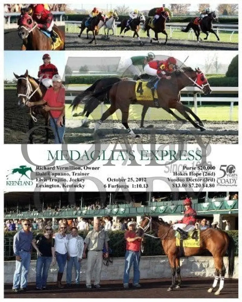 Medaglia’s Express - 102512 Race 09 Keeneland