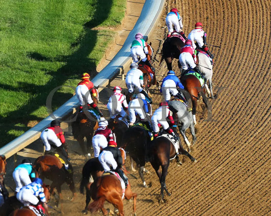 Medina Spirit - The Kentucky Derby G1 147Th Running 05-01-21 R12 Cd Aerial First Turn 01 Churchill