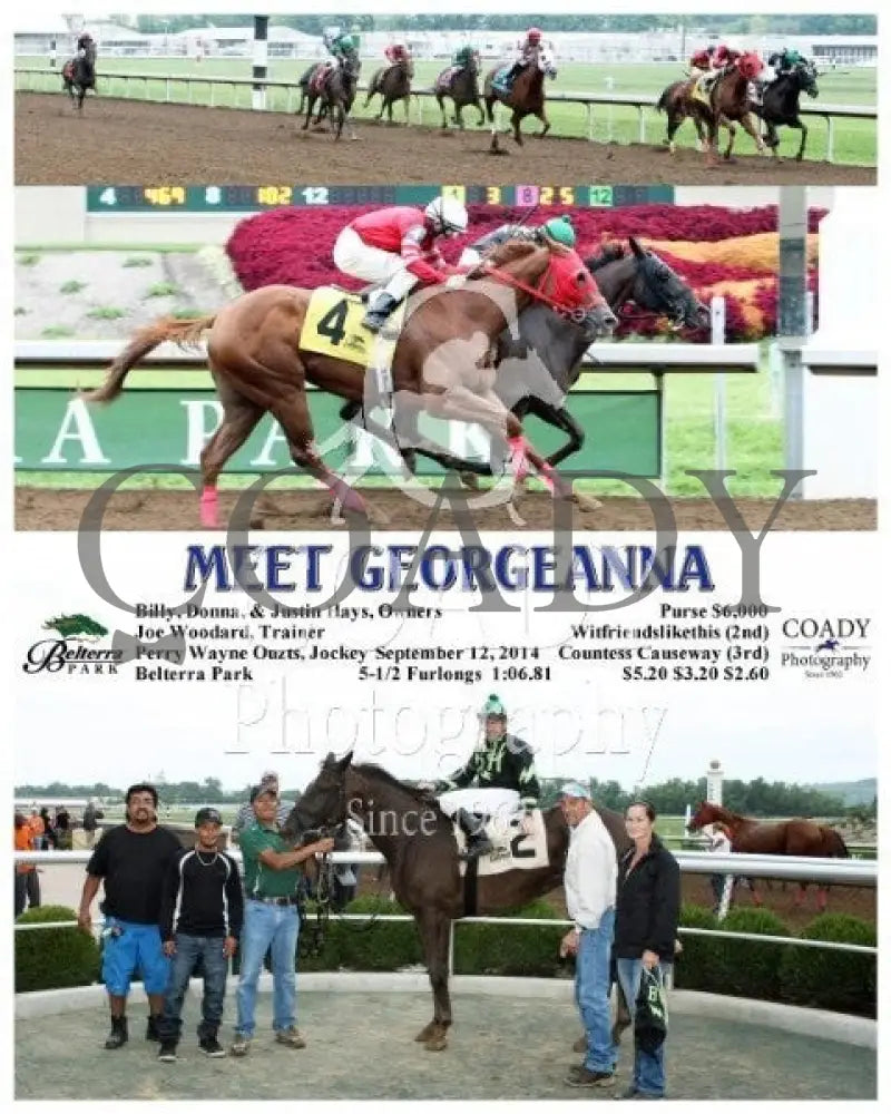 Meet Georgeanna - 091214 Race 08 Btp Belterra Park