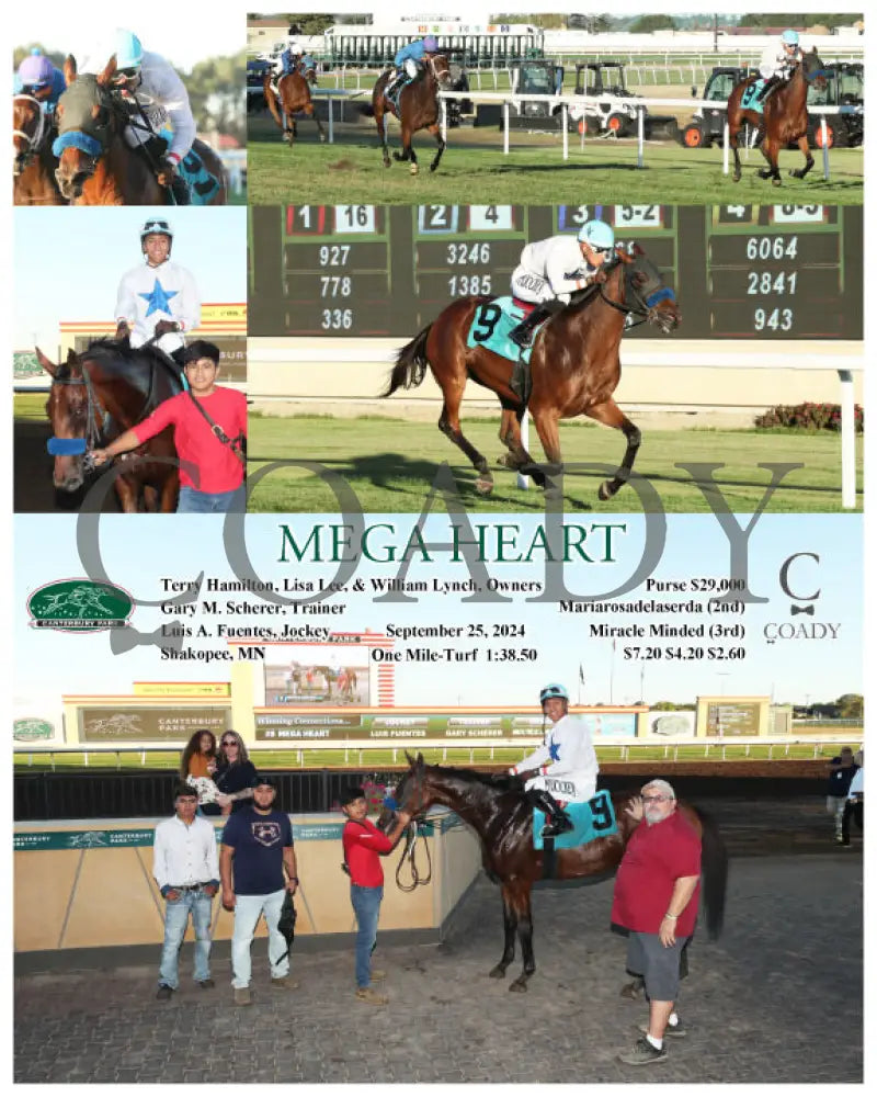 Mega Heart - 09-25-24 R03 Cby Kentucky Downs