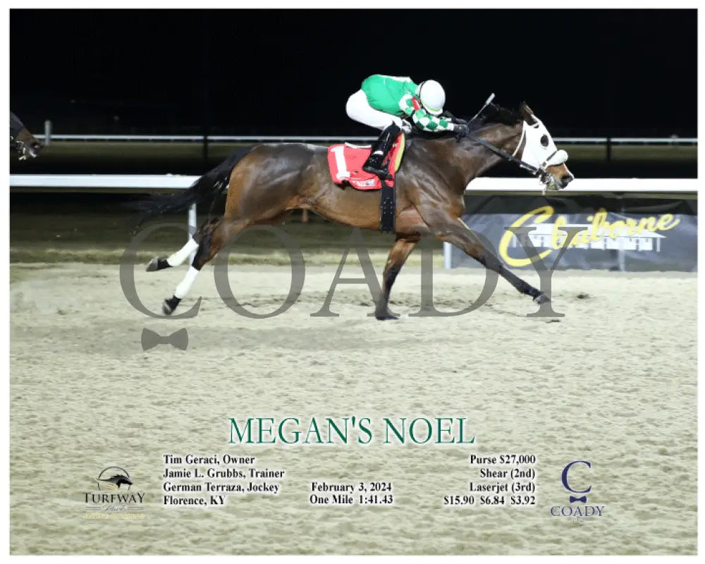 Megan’s Noel - 02-03-24 R06 Tp Action Turfway Park