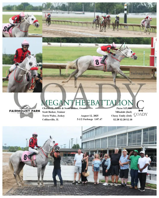 MEGANTHEEBATTALION - 08-12-25 - R08 - FP Fanduel Sportsbook Horse Racing