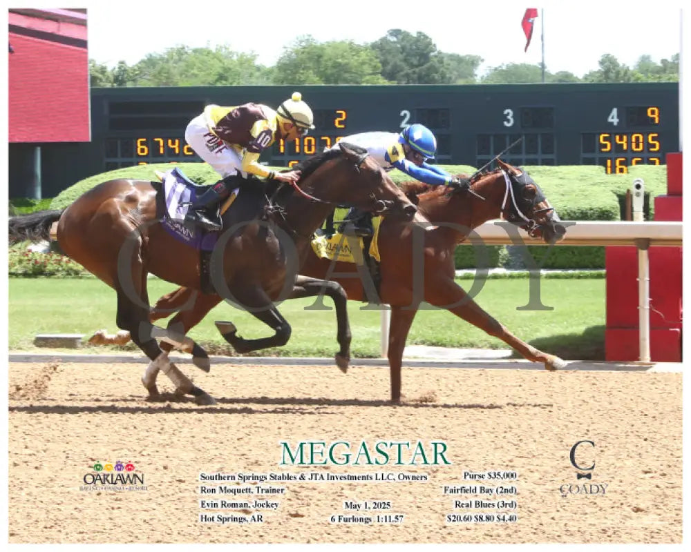 MEGASTAR - 05-01-25 - R01 - OP - A Oaklawn Park