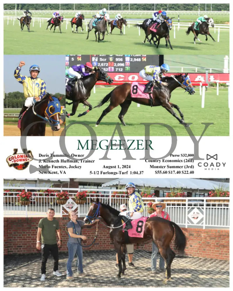 Megeezer - 08-01-24 R11 Cnl Colonial Downs
