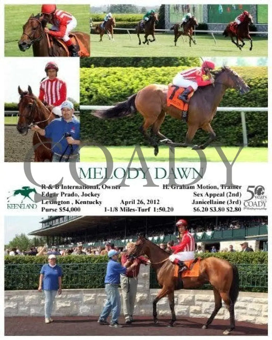 Melody Dawn - 042612 Race 06 Keeneland