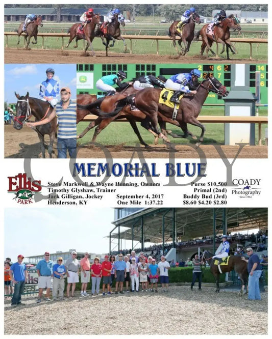 Memorial Blue - 090417 Race 06 Elp Ellis Park