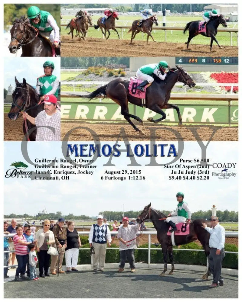 Memos Lolita - 082915 Race 02 Btp Belterra Park