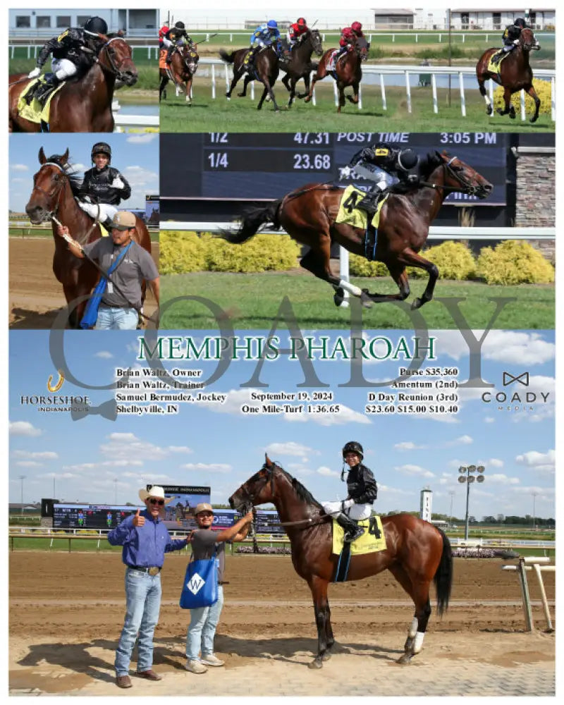 Memphis Pharoah - 09-19-24 R03 Ind Indiana Grand